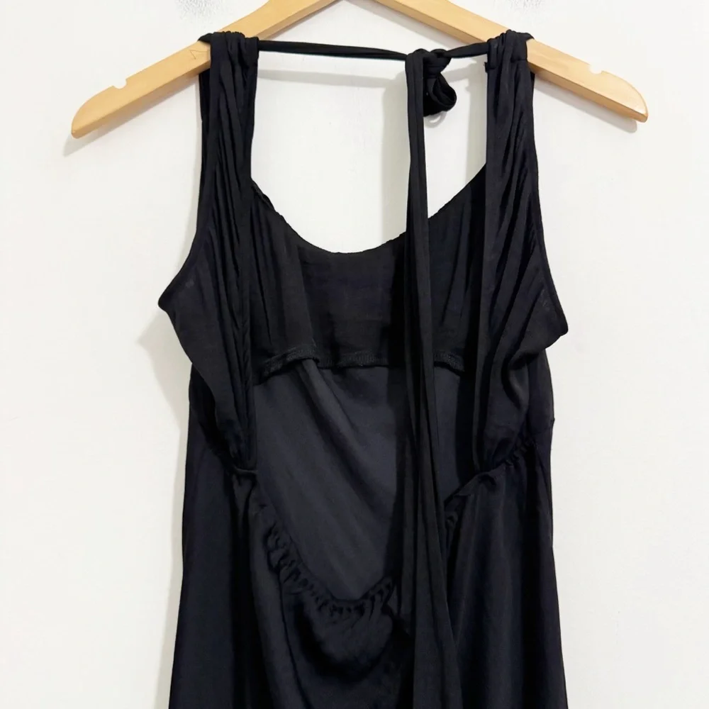 Free People Night Owl Slip Dress Black NWT Medium